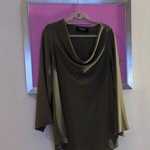 💚NEW Dark Olive Cowl Neck Top